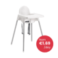 Hire a high chair for children in Mallorca - from €1.69/day